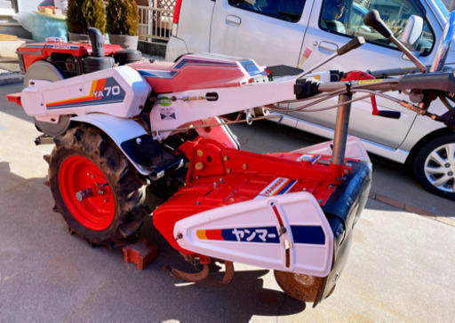 ディーゼル耕運機ヤンマーYA70中古7馬力（歩行型）