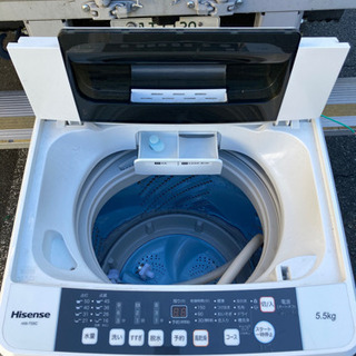 H isense 5.5kg 洗濯機 2018年製 の画像