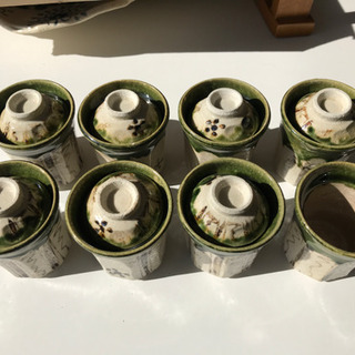 陶器  酒器 （和食店でヒレ酒を提供していたグラスです！）