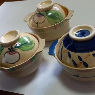 💓１人用鍋　未使用３ヶセットの画像