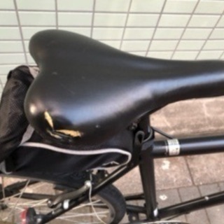 Trailer 28"黒クロスバイクの画像