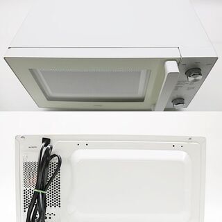 ツインバード　20L フラットテーブル　電子レンジ　DR-LD20　ホワイト　動作OK　500W　700W　2017年製　TWINBIRDの画像