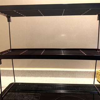 新品･破格  コンロ上ラック・ワイド棚 2段 早いモノ勝ちの画像
