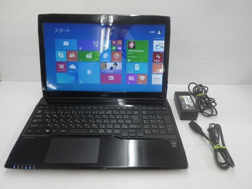 ■ノートPC■富士通 LIFEBOOK FMVA53MB AH53/M Win8.1 Core i7-4702MQ 2.2GHz メモリ8GB HDD750GB