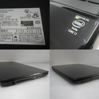 □ノートPC□富士通 LIFEBOOK FMVA53MB AH53/M Win8.1 Core i7-4702MQ 