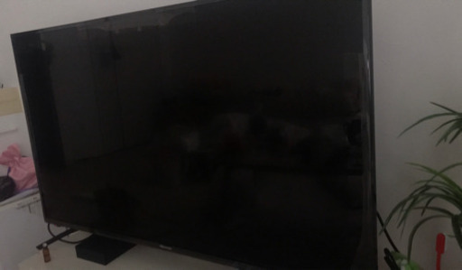 【取引成立済】Hisense 43型 4K対応液晶テレビ ほぼ新品