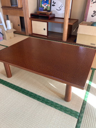 藍たい漆器　ちゃぶ台