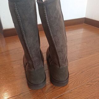 ムートンハーフブーツの画像