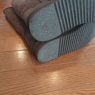 ムートンハーフブーツの画像
