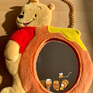 プーさん 壁掛けミラーの画像