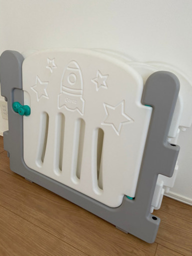 caraz ベビーサークル　ドア付き