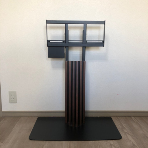 美品 テレビスタンド 天然木