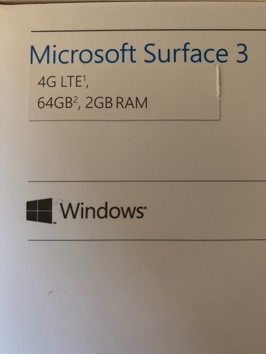 Microsoftsurface3売ります