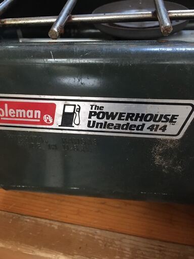 コールマン Coleman パワー ハウス ツーバーナー 414 動作未確認 バーナー コンロ ツインバーナー ツーバーナーコンロ