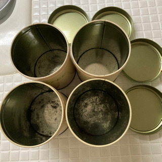 アンティーク缶　4缶の画像