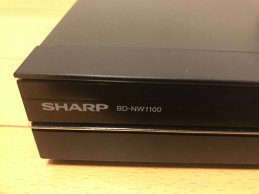 【取引中】SHARP ブルーレイディスクレコーダー