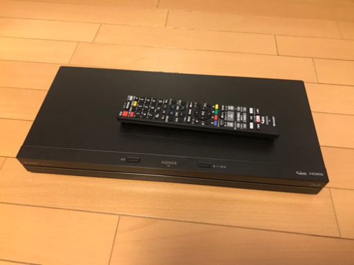 【取引中】SHARP ブルーレイディスクレコーダー