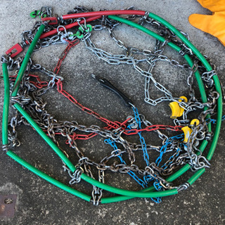 タイヤチェーン　Technic2000 ワンタッチ装着　中古　185/70-15 他　まだまだ使えます。の画像