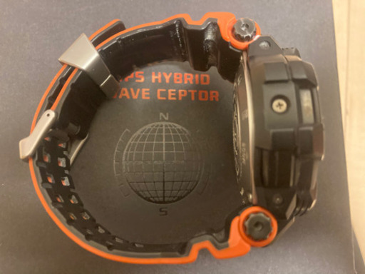 ★動作良好　完品　CASIO カシオ G-SHOCK Gショック GPW-1000 TOUGH GPS ソーラー 黒　オレンジ　