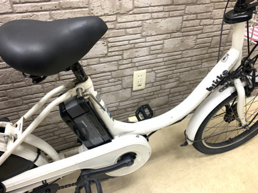 新春SALE  東京23区配達無料　新基準 ブリヂストン　ビッケ 8.9Ah リチウム 電動自転車 中古☆☆YAMAHA☆20インチ☆