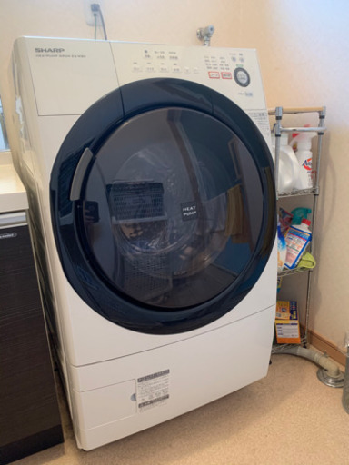 【取引済み】早い方優先です‼️SHARP✨ドラム式電気洗濯乾燥機✨ES-W90-WL‼️