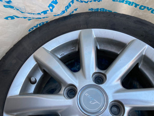 bridgestone blizzak revo gz 155/65R14 ホイール付き４本