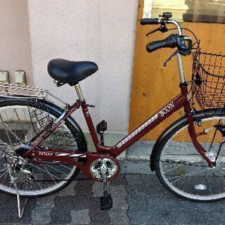 BOON 26吋ファッションサイクル 外装6段/LEDオート/ブラウン