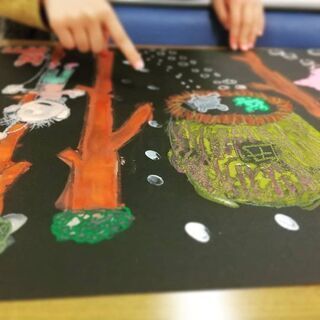 こども 絵画教室 おえかき&こうさく
