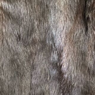 美品 高級 全体 ミンク毛皮 艶 ジャケット  ブルゾン ブレザー ダークブラウン 茶 の画像