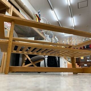 【クリーニング＆メンテ済】karf　カーフ　ローテーブル　カフェテーブル　センターテーブルの画像