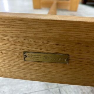 【クリーニング＆メンテ済】karf　カーフ　ローテーブル　カフェテーブル　センターテーブルの画像