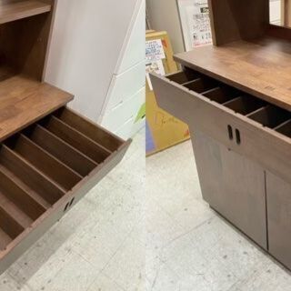 【愛品館 江戸川店】TOCCO　キャビネット　シェルフ　ID:155-017364-007　配送可　代引き配送可（代引きの場合は現金のみのお取り扱になります）の画像