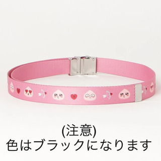 新品未使用　WEGO　ロゴガチャベルト　【KAKAO FRIENDS】ブラックの画像