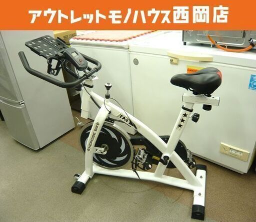 BTM スピンバイク EXERCISEBIKE 10㎏ ホイール キャスター付き エクササイズバイク エアロバイク フィットネス スポーツ 運動 札幌市 西岡店