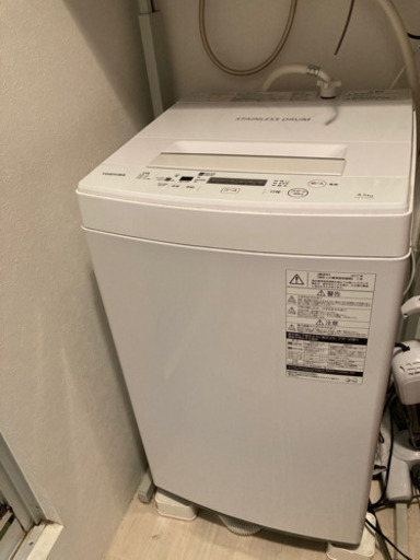 中古　東芝　洗濯機　AW-45M5W 4.5kg