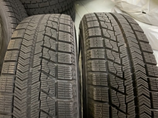 冬用★バリ溝！効く！ブリザック　VRX　155/65R14　2019年製造　安心の調整済み！即装着可能　ワゴンR　タント　N-BOX　