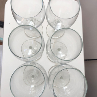 IKEAワイングラス6脚セットの画像