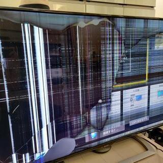 【画面割れ】シャープ 55V型 4K液晶テレビの画像