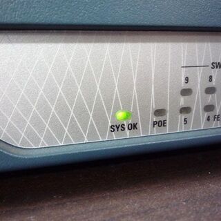 CISCO/シスコ セキュア アクセスルータ ２台セット CISICO1812-J/K9 V10 カード付き 1800 series 通電のみ確認 ジャンク扱い 札幌市の画像