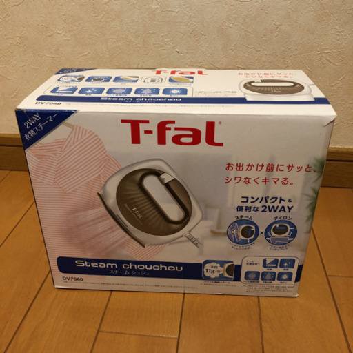 1145 展示品 T-fal スチームシュシュ アイロン DV7060J0 プレミアムシルバー