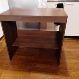 山善　デスク木製　パソコンデスク　福岡県西鉄平尾まで引き取りのみの画像