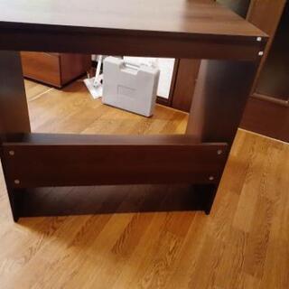 山善　デスク木製　パソコンデスク　福岡県西鉄平尾まで引き取りのみの画像