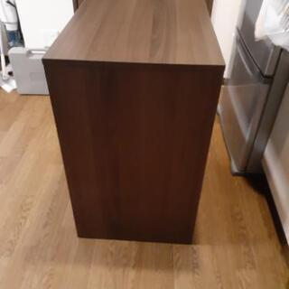 山善　デスク木製　パソコンデスク　福岡県西鉄平尾まで引き取りのみの画像