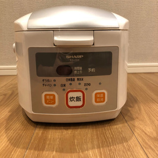 SHARP ジャー炊飯器　3号炊きの画像