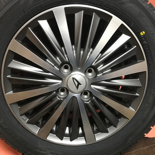 165/65R15新車外しバリ山イボあり2020年ダイハツタフト純正アルミ