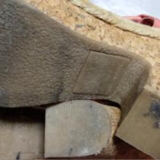 値下げ　春秋おしゃれサンダルヒール10.5 24センチの画像
