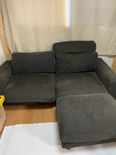 無印良品　2.5シーター　ソファー　オットマン
