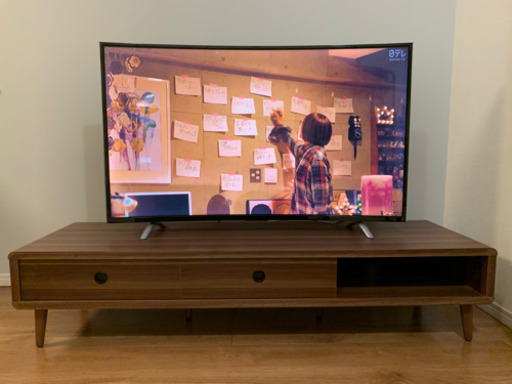 ★美品★48型曲面テレビ\u0026NOCEテレビボード