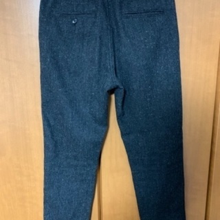 BEAMS ストレートパンツ ダークグレー Sサイズの画像