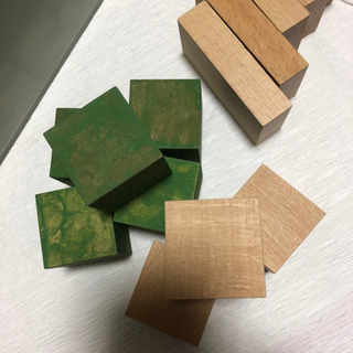 寸法の正確な日本製の積み木の画像